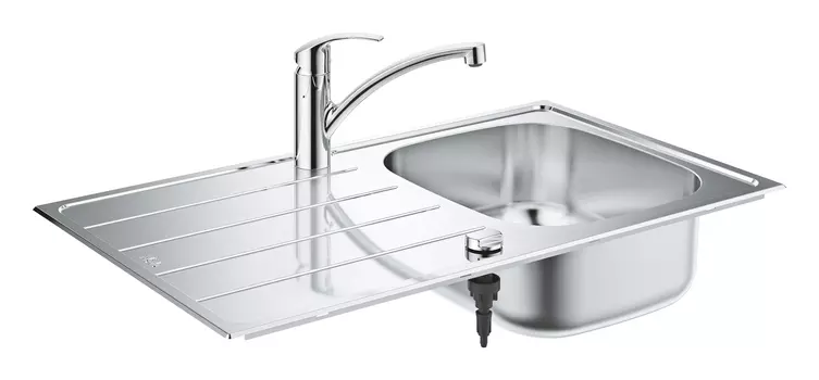 Мойка и смеситель для мойки GROHE K200, нержавеющая сталь (31565SD1)