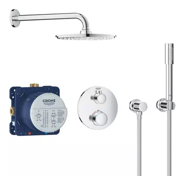 Набор для комплектации душа GROHE Grohtherm с Rainshower Cosmopolitan 210, хром (34732000)