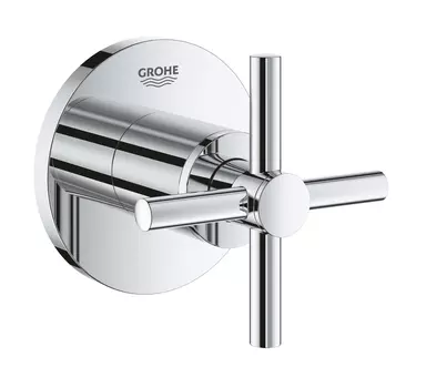 Накладная панель GROHE Atrio New для скрытой вентильной головки (35028000 или 29032000), крестообразная ручка, хром (19069003)