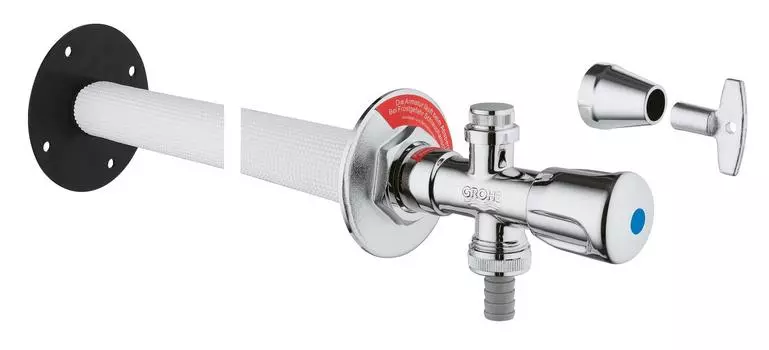 Наружный вентиль GROHE Eggeman Eurotec, хром (41208000)