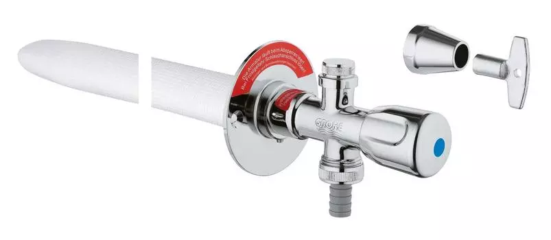 Наружный вентиль GROHE Eggeman Eurotec, хром (41212000)
