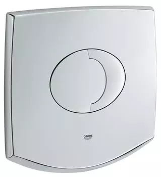 Панель смыва для унитаза GROHE Chiara, горизонтальный монтаж, (3 режима смыва), хром (38540000)