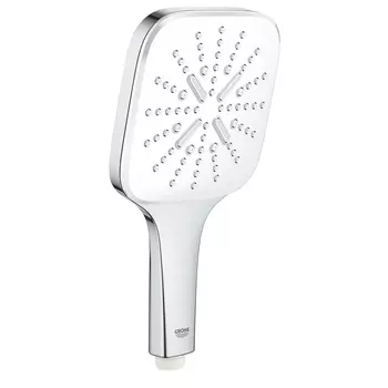 Ручной душ GROHE Rainshower SmartActive 130 Cube, 3 вида струй, белая луна (26582LS0)