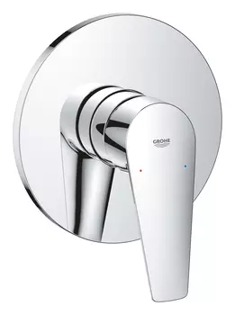 Смеситель для душа GROHE BauEdge однорычажный, комплект верхней монтажной части, хром (24161001)
