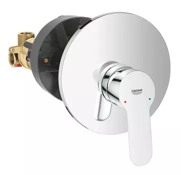 Смеситель для душа GROHE BauEdge (внешняя и встраиваемая части), хром (29078000)