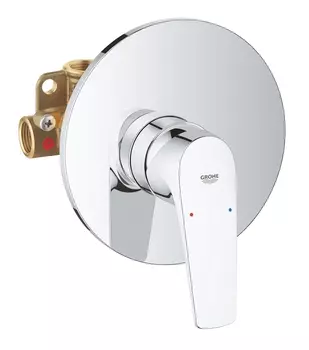 Смеситель для душа GROHE BauFlow (внешняя и встраиваемая части), хром (29112000)