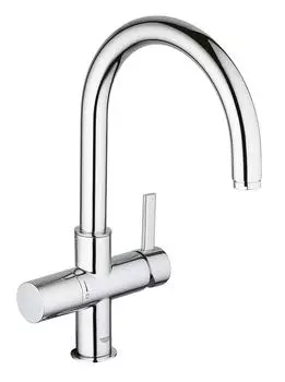 Смеситель для кухни GROHE Blue с высоким изливом для водопроводной и фильтрованной воды, хром (33251000)