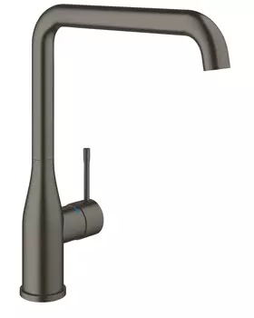 Смеситель для кухни GROHE Essence New, L-излив, тёмный графит матовый (30269AL0)