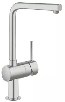 Смеситель для кухни GROHE Minta с L-изливом, суперсталь (31375DC0)