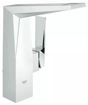 Смеситель для раковины GROHE Allure Brilliant с донным клапаном, высокий излив, хром (23109000)