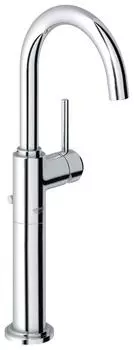 Смеситель для раковины GROHE Atrio C с донным клапаном, свободностоящий, хром (32647001)