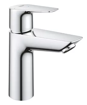 Смеситель для раковины GROHE BauEdge с рычажным донным клапаном, размер M, хром (23759001)