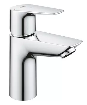 Смеситель для раковины GROHE BauEdge с рычажным донным клапаном, размер S, хром (23559001)
