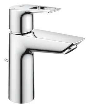 Смеситель для раковины GROHE BauLoop с рычажным донным клапаном, размер M, хром (23887001)