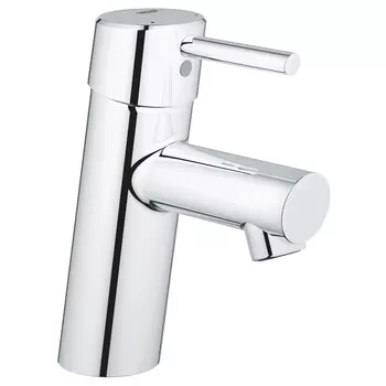 Смеситель для раковины GROHE Concetto с нажимным сливным гарнитуром, S-Size, хром (23931001)
