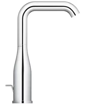 Смеситель для раковины GROHE Essence+ с донным клапаном и высоким изливом, хром (32628001)