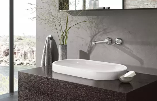 Смеситель для раковины GROHE Eurodisc Joy (излив 230 мм), внешняя часть, хром (19969000)