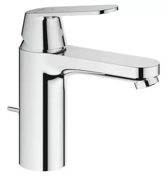 Смеситель для раковины GROHE Eurosmart Cosmopolitan с донным клапаном и энергосберегающим картриджем, средний излив хром (2339600E)