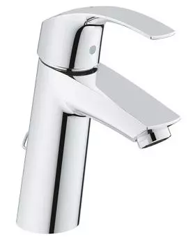 Смеситель для раковины GROHE Eurosmart с цепочкой и энергосберегающим картриджем, хром (2339410E)