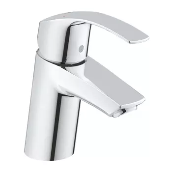 Смеситель для раковины GROHE Eurosmart с нажимным сливным гарнитуром, S-Size, хром (23922002)