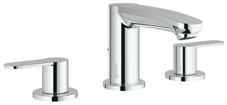Смеситель для раковины GROHE Eurostyle Cosmopolitan на 3 отверстия с донным клапаном, хром (20208002)
