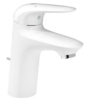 Смеситель для раковины GROHE Eurostyle с энергосберегающей функцией, белая луна (23709LS3)