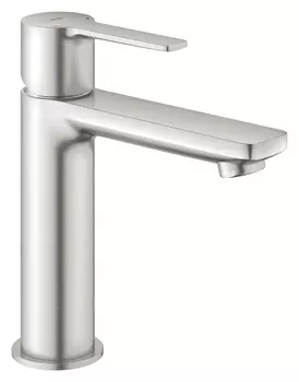 Смеситель для раковины GROHE Lineare New с донным клапаном, суперсталь (23106DC1)