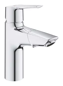 Смеситель для раковины GROHE Start, выдвижной излив, размер M, нажимной донный клапан, хром (24205003)