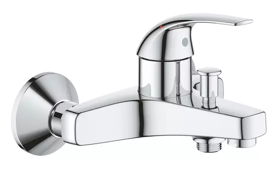 Смеситель для ванны GROHE BauCurve, настенный монтаж (23599000)
