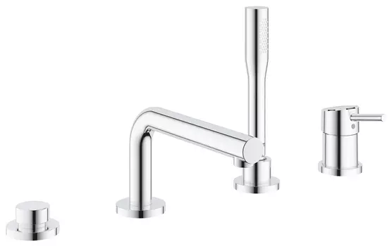 Смеситель для ванны GROHE Concetto New на 4 отверстия с ручным душем и переключателем, хром (19576002)