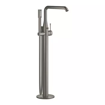 Смеситель для ванны GROHE Essence+, внешняя часть, темный графит матовый (23491AL1)