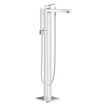 Смеситель для ванны GROHE Eurocube, свободностоящий, с ручным душем, хром (23672001)