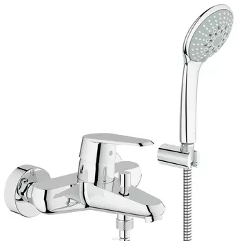 Смеситель для ванны GROHE Eurodisc Cosmopolitan с душевым гарнитуром, хром (33395002)