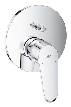 Смеситель для ванны GROHE Eurodisc Cosmopolitan, внешняя монтажная часть, хром (24056002)