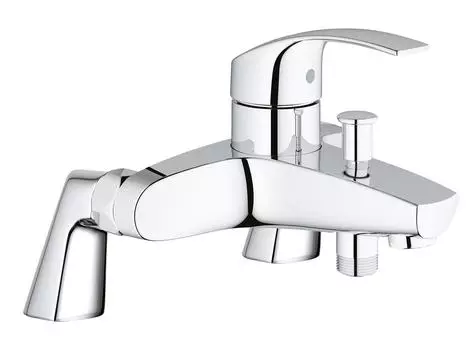 Смеситель для ванны GROHE Eurosmart New с вертикальными подключениями, хром (33303002)