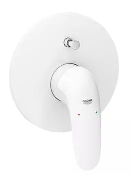 Смеситель для ванны GROHE Eurostyle, внешняя монтажная часть, белая луна (29099LS3)