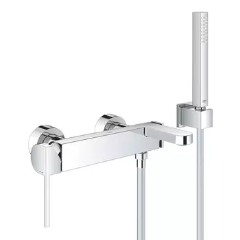 Смеситель для ванны GROHE Plus, настенный монтаж (33547003)