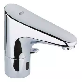 Смеситель инфракрасный для раковины GROHE Europlus E со смешиванием и с регулируемым ограничителем температуры, хром (36207001)