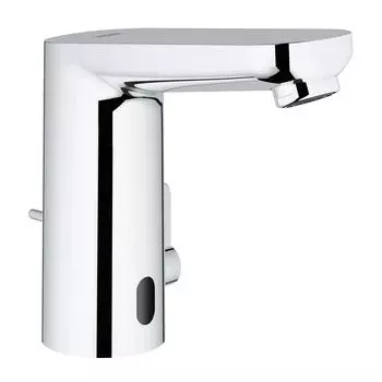 Смеситель инфракрасный для раковины GROHE Eurosmart Cosmopolitan E рычажный с донным клапаном, хром (36331001)