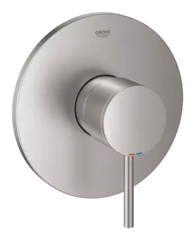 Смеситель однорычажный для душа GROHE Atrio New, круглая розетка, cуперcталь (24065DC3)