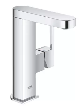 Смеситель однорычажный для раковины GROHE Plus с нажимным сливным гарнитуром, M-Size, 5,7 л/мин (23872003)