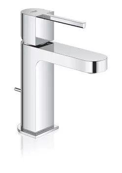Смеситель однорычажный для раковины GROHE Plus, со сливным гарнитуром, S-Size (32612003)