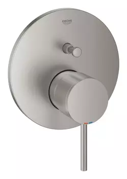 Смеситель однорычажный для ванны GROHE Atrio New, круглая розетка, суперсталь (24066DC3)