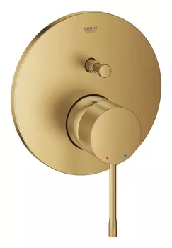 Смеситель однорычажный для ванны GROHE Essence, круглая розетка, холодный рассвет матовый (24058GN1)