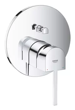 Смеситель однорычажный для ванны GROHE Plus, круглая розетка (24060003)