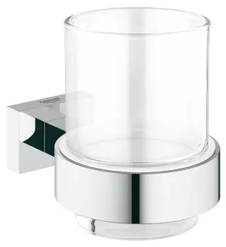 Стакан с держателем GROHE Essentials Cube, хром (40755001)