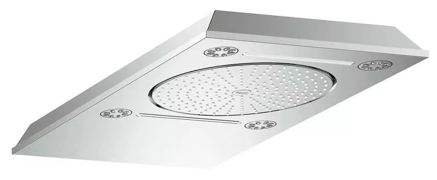 Верхний душ GROHE Rainshower F-series, 3 режима, 381х60 мм, хром (27938001)
