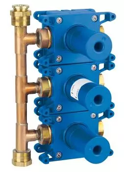 Встраиваемая часть вентиля GROHE Grohtherm F (3 выхода) (35031000)