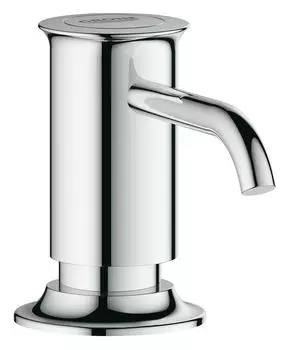 Дозатор жидкого мыла GROHE Authentic встраиваемый в столешницу, хром (40537000)