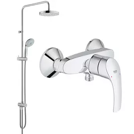 Душевая система GROHE New Tempesta 200 со смесителем, хром (124410)